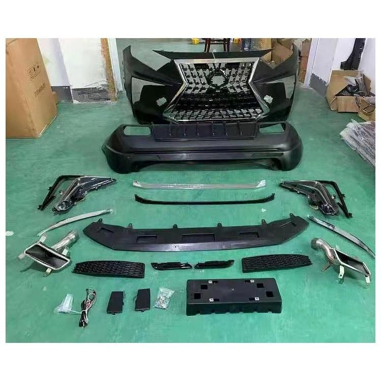 Car Front Bumper Facelift Wide Conversion Bodykit Body Kit for Toyota RAV4 2020-2021 Change to Lexus