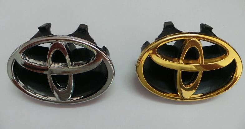 Customized ABS Black Crabon fibre Car Wheel Steering Badge Emblem