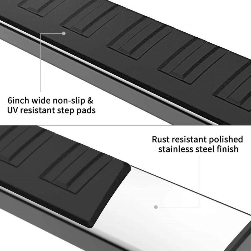 2019-2021 Chvrolet Silverado Crew Cab Side Steps / Running Boards