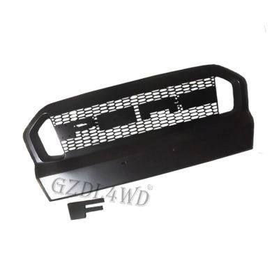 High Quality Matte Black Ford Ranger Wildtrak T7 2015-2016 Front Grille