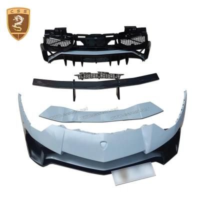 Upgrade to Lp750 Fiberglass Body Kit Carbon Fiber Car Front Rear Bumper Spoiler Bodykit for Lamborghini Aventador Lp700 Lp720