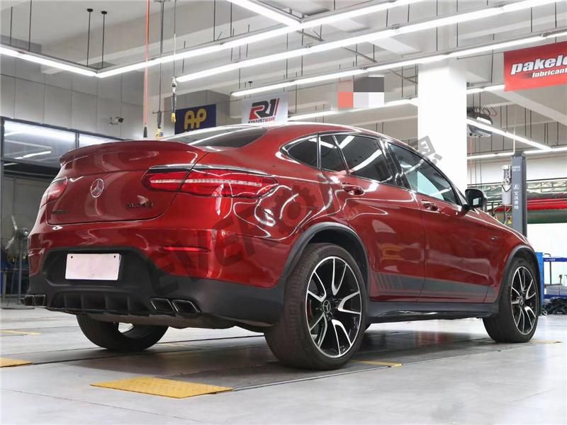 C253 Glc63 Coupe Rear Diffuser Bumper Diffuser for Benz Glc Coupe C253 2016-2019