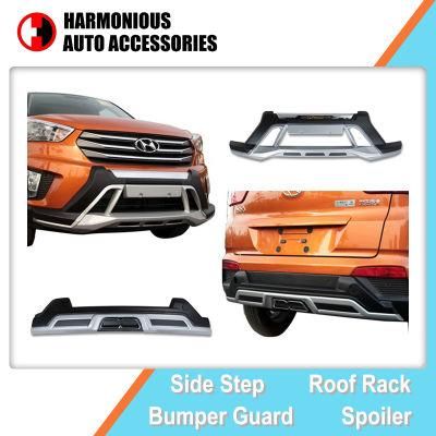 Sport Style Front Bumper Guard and Rear Guard for Hyundai 2014 2015 Creta IX25