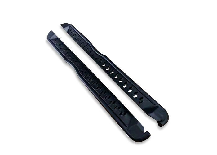 Paint Black Running Boards Replacement ABS Plastic Trd Side Steps for Hilux Revo 2015-2017