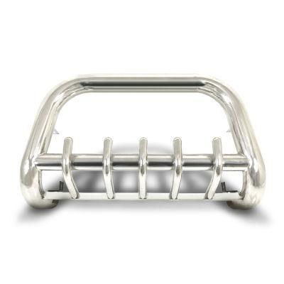 201 Stainless Steel Pick up Car Accessories Front Bumper Bull Bar for Toyota Hilux Vigo Revo