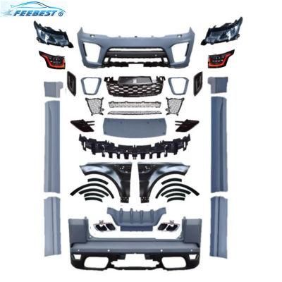 High Performance Facelift Body Kit Accessories Grille Headlig for 2014-2017 Range Rover Sport Upgrade to 2018 SVR Kit