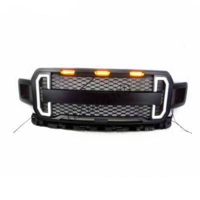 Front Grill 2019 2020 Ford Raptor F150 Grille with DRL Lights