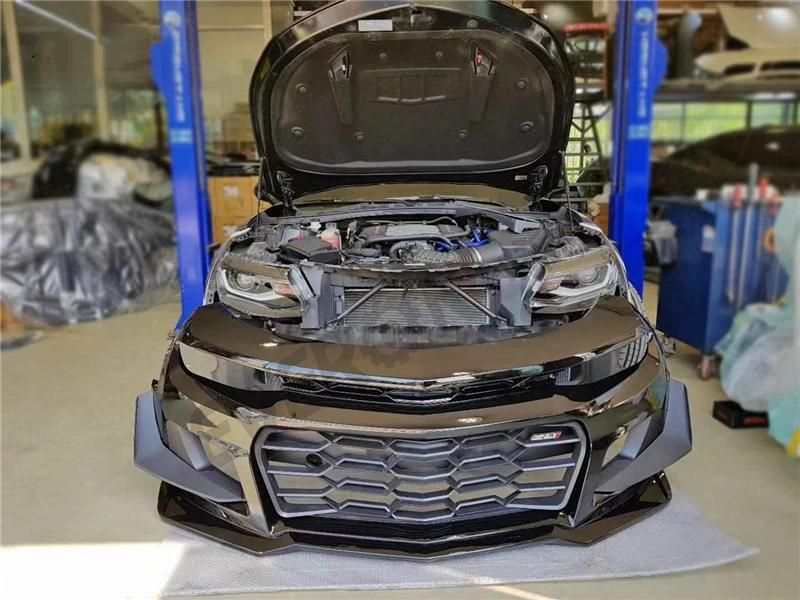 Car Body Parts Zl1 1le Style Front Bumper with Hood Body Kit for 2016-2018 Camaro