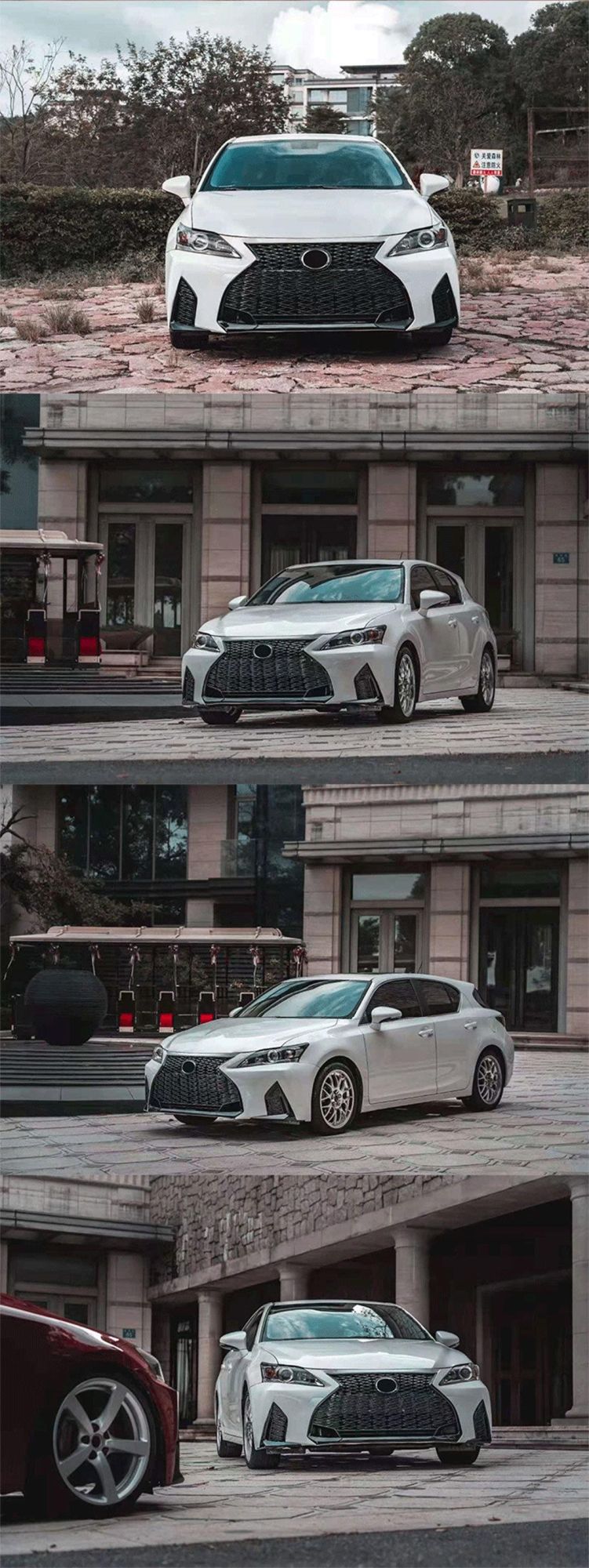 Ar Front Bumper for Lexus CT200 2012-2020 PP Body Kit Exterior Parts