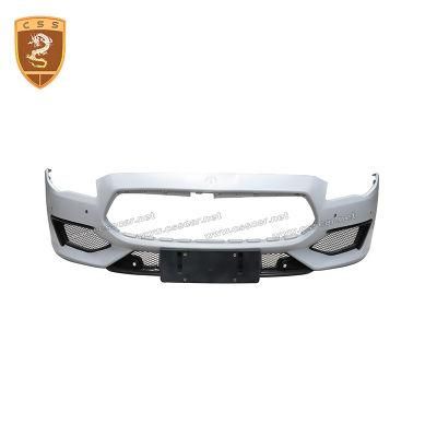 Reasonable Price Gts Style Fiberglass Mix Carbon Fiber Car Front Bumper for Maserati Quattroporte