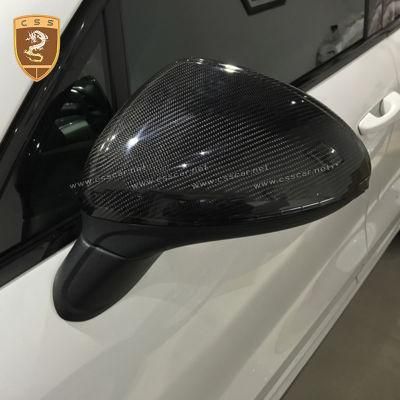 Replacement Style Carbon Fiber Car Mirror Back Cover for Pors-Che Cayenne 958 2015-2017