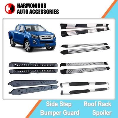 Aotu Accessory Aluminum Running Boards for Pick up D-Max 2012 2016 Optional Side Steps