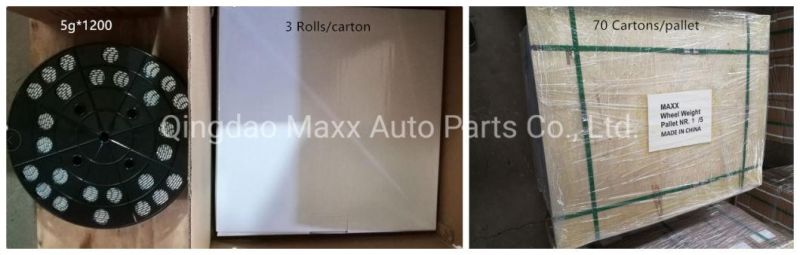 Fe Adhesive Wheel Weights Roll