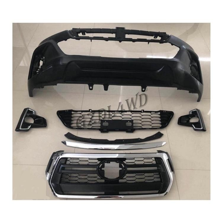 Conversion Car Front Bumper Body Kit for Toyota Hilux Rocco 2018+