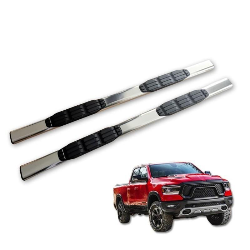 Sliver Black Aluminum Side Step Running Boards for Toyota Tacoma