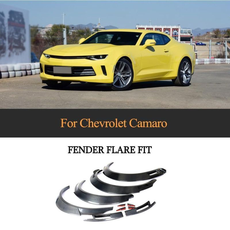 Carbon Fiber Wheel Fender Flares for Chevy Chevrolet Camaro 2016-2019