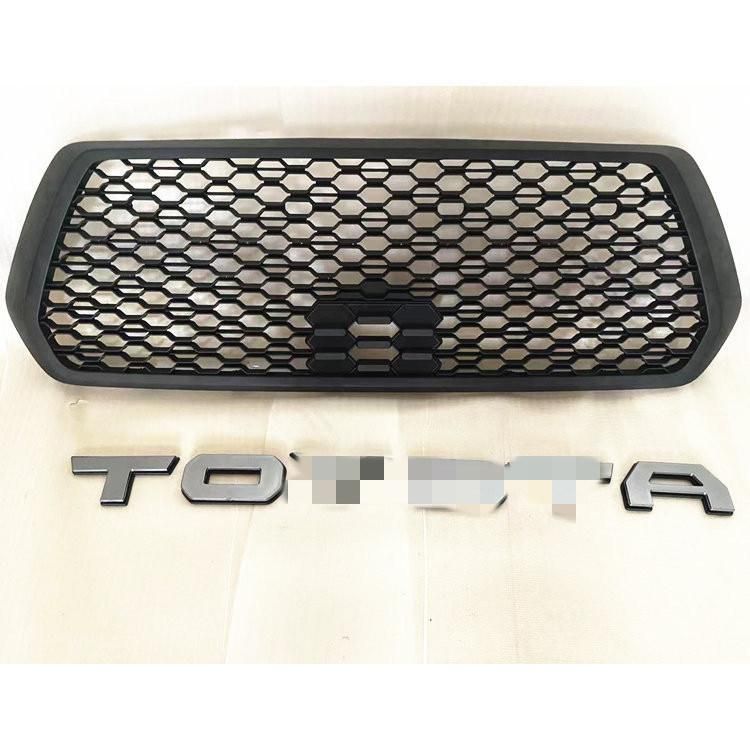 Front Grille for Toyota Tacoma Trd PRO Grille 2016 +Black Car Accessories Front Bumper Grille