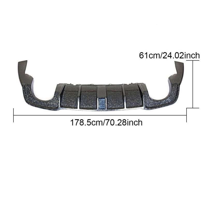 Carbon Fiber Facelift RS3 Rear Bumper Lip for Audi RS3 8V Sedan 2017- 2019