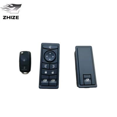 Car Electric Window Lifter Switch (Shaanxi delong X3000 with remote left) High Quality
