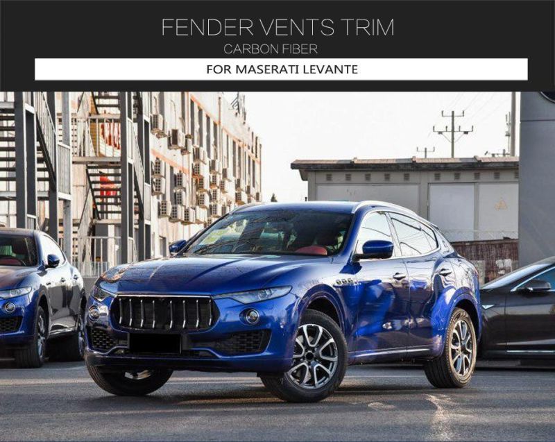 Carbon Fiber Fender Vents Trim for Maserati Levante 2016-2018