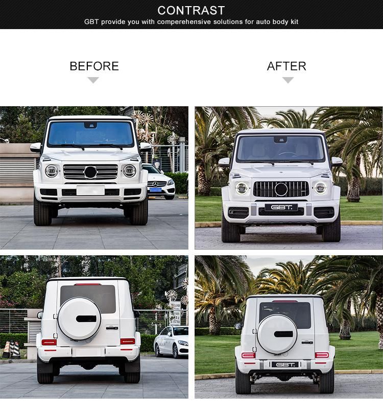 Gbt Front/Rear Bumper Grille Wheel Trims Body Kit 2019 G500 to G63 for Mercedes-Benz G Model