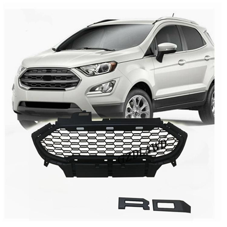 for Ford Ecosport Front Grill ABS Trim Grille 2019 2020