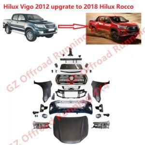 4X4 Hot Sale Body Kit Facelift Kits Hilux Vigo 2012 Upgrade to Hilux Rocco 2018