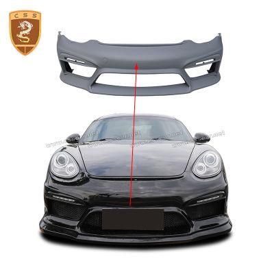 Factory Price Fiberglass Gt4 Style Front Bumper for Porsche Cayman 987.2