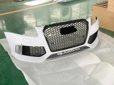 Body Kit Auto Parts Accessories for Audi Rsq5 2013-2016 Style Black Mesh Front Bumper Grill