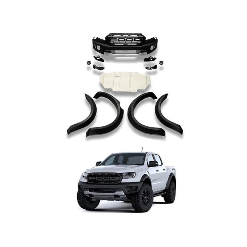 Auto Car Front Bumper Grille Wide Facelift Conversion Body Kit for Ford Ranger Raptor