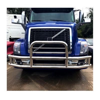 America Truck 304 Stainless Steel Front Bumper Deer Guard for 2018 New Freightliner Cascadia