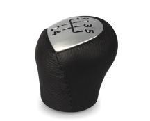 5speed Black Leather Shift Knob