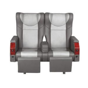 Leather Bus Seats with Bar Table for VIP Bus