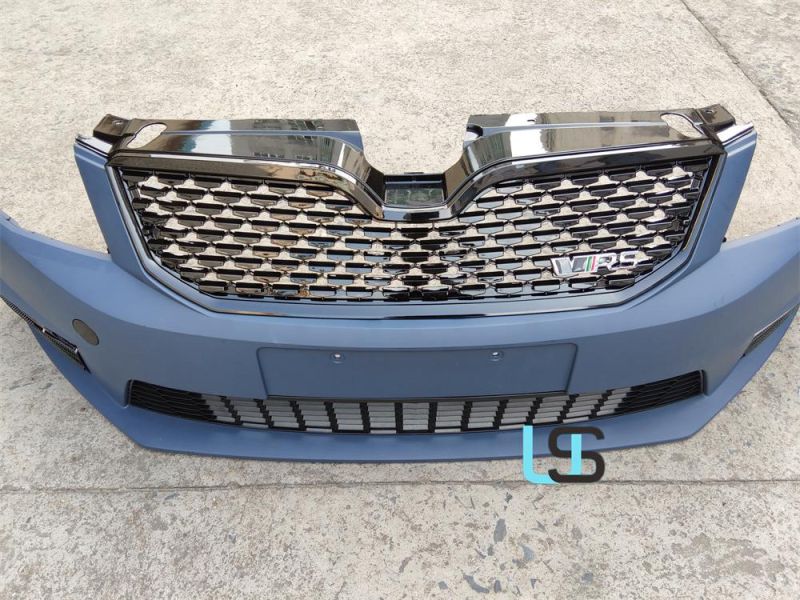 Auto Modified Front Bumper Grille Kit with Vrs for Octavia A7 13-16 RS