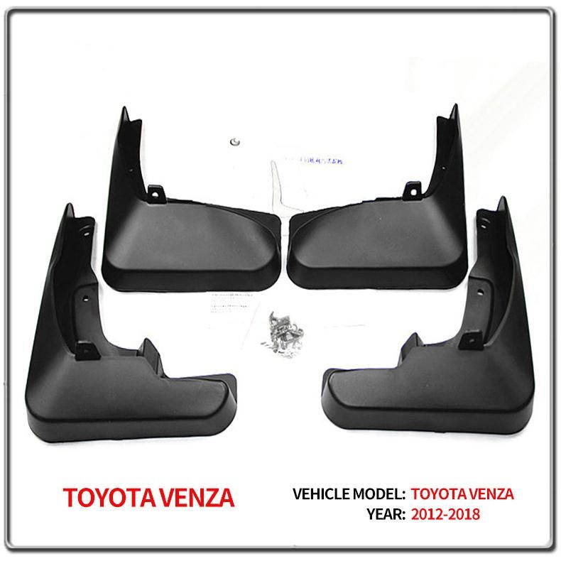Auto Mud Flaps for Toyota Venza 2012-2018 Car Fenders Mud Guard Splash Guards for Toyota