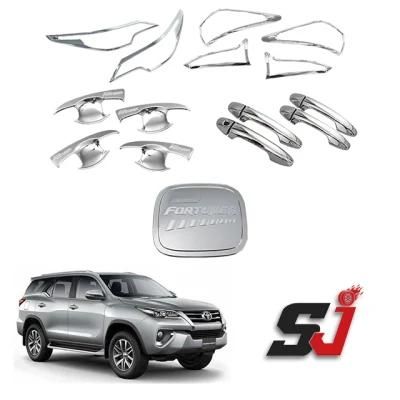 ABS Black Chrome Full Kit Fits Fortuner 2016-2019 Auto Accessories