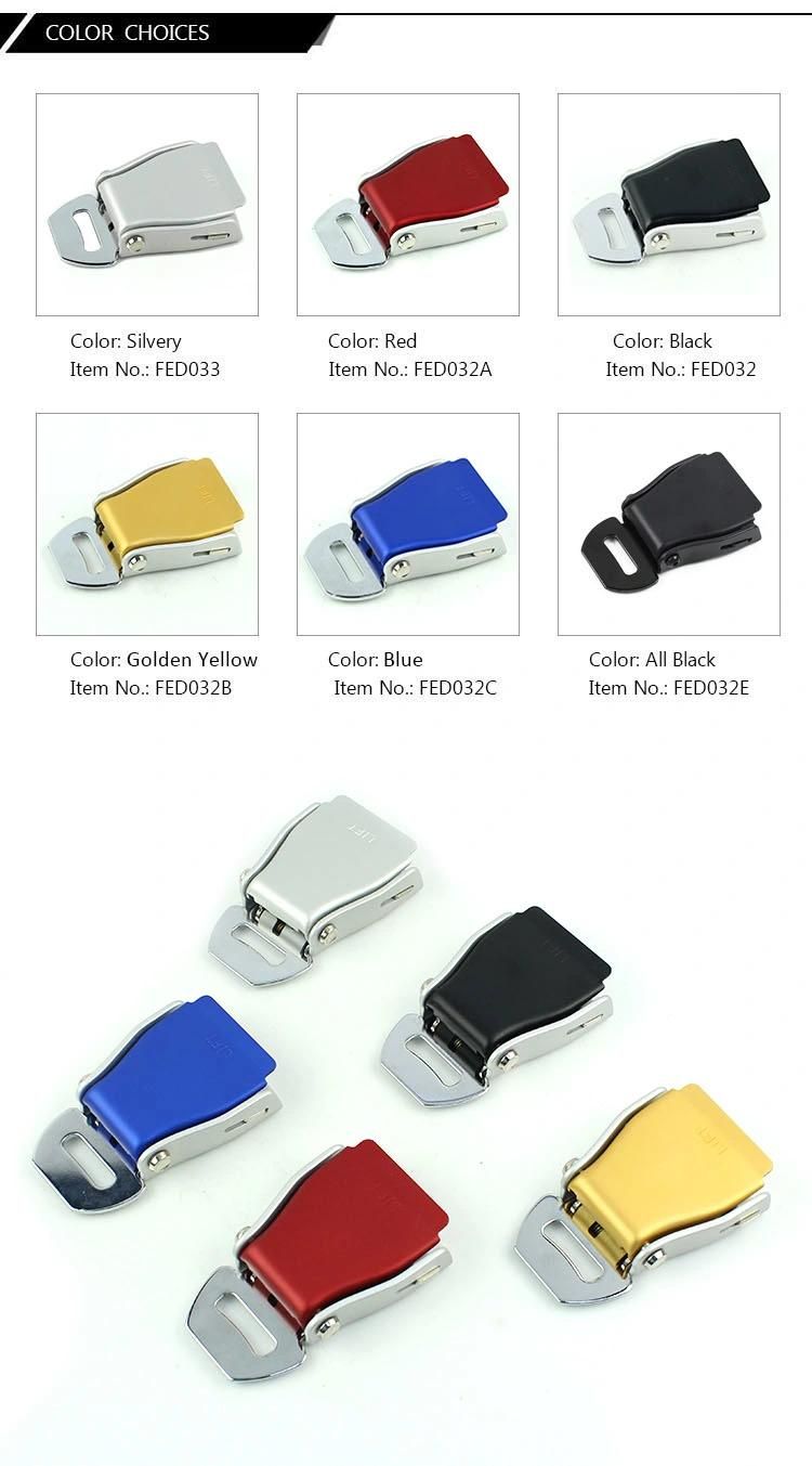 Fed 033 Wholesale Airplane Buckle Safety Belt Buckle Supplier Aircraft Seatbelt Buckles 1/1.5/2inch