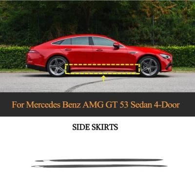 Carbon Fiber Side Skirts for Mercedes Benz Amg Gt 53 Sedan 4-Door 2019-2020