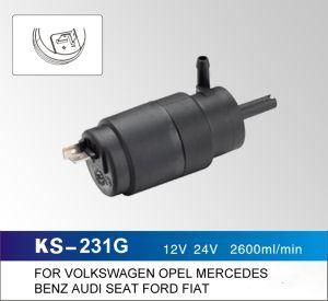 12V 24V 2600ml/Min Windshield Washer Pump for Volkswagen Opel Mercedes Benz Audi Seat Ford Flat