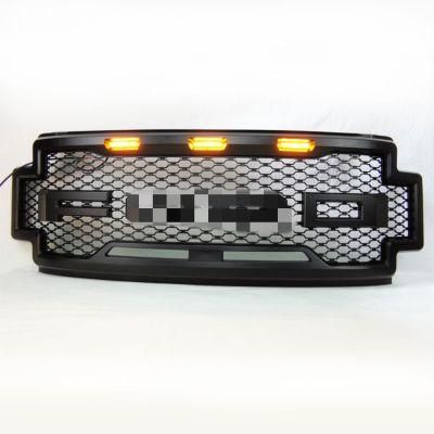 LED Amber Light Offroad 4X4 Truck Accessories Raptor Grille for Ford F250 F350 F450 2017-2020