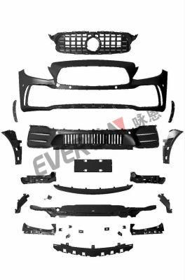 Amg Gtr Style Front Bumper Assy with Grill Body Kits for Mercedes Amg W205 2014-2021