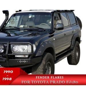 Fender Flares Wheel Arch Fender Fender Accessories for Toyota Land Cruiser Prado LC80 Fj80 1990-1998 Black Texture