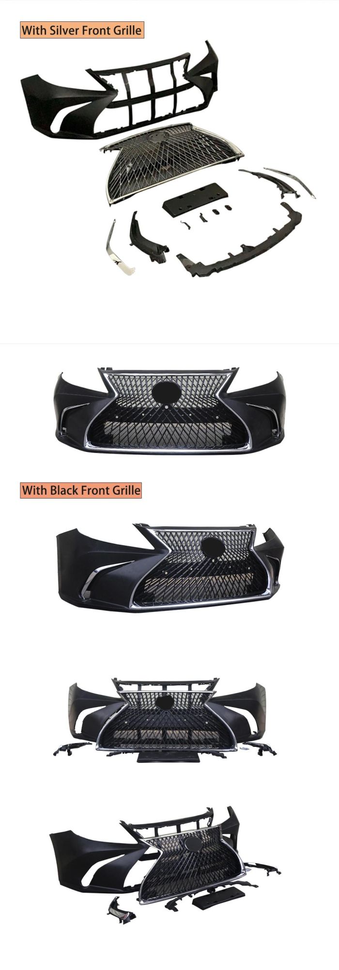 Front Bumper for Lexus Es250 Es300 2013-2014 Ls Style Body Kit