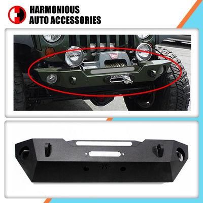 Steel Front Bumper Bar and Rear Bumper for Jeep Wrangler (JK) 2007-2017