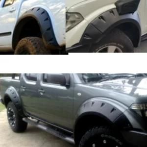 4PCS Pocket Bolt-on Style Fender Flares for Navara D40 2005-2012 4doors