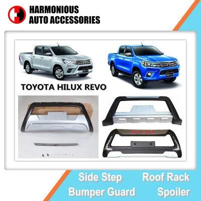 Car Parts ABS Plastic Front Bumper Guard for Toyota Hilux Revo 2015 2016