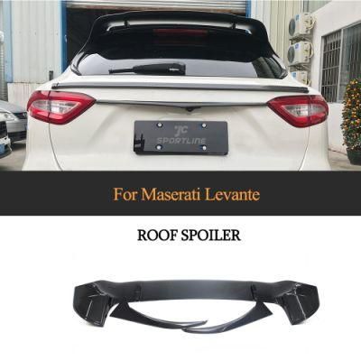 Carbon Fiber Rear Roof Spoiler Wing for Maserati Levante 2016-2019