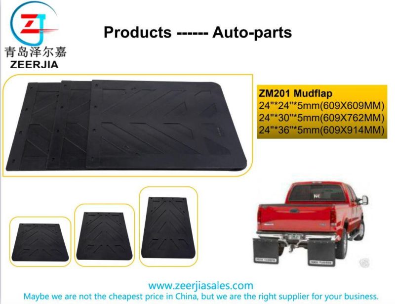 Rubber Truck Mud Fender Car Fender Mudflap 24′ ′ X24′ ′