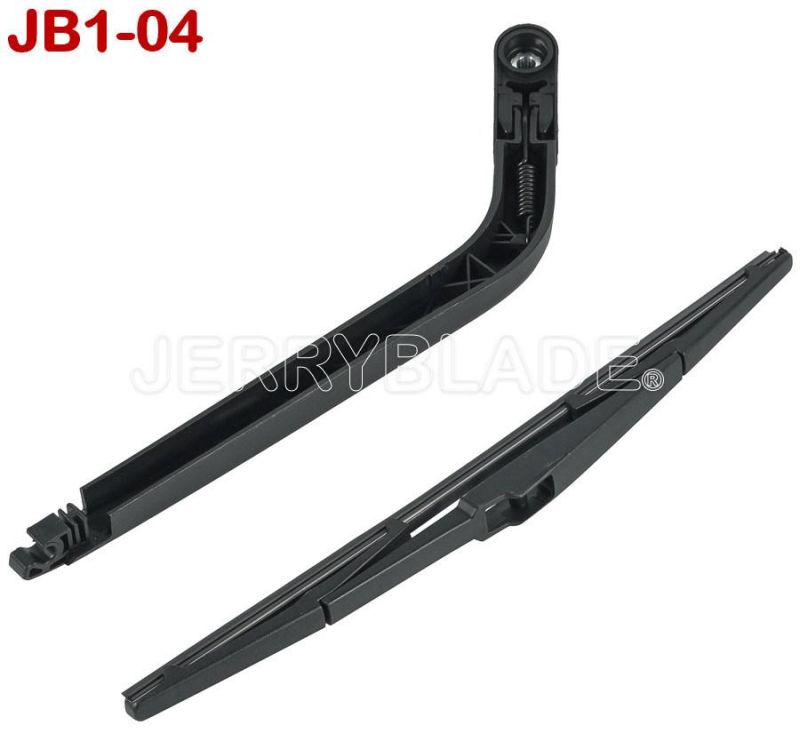 Rear Wiper Arm Blade Kit OE Replacement for Mitsubishi Outlander 2003-2006 350mm, Back Windscreen Wiper Assembly Windshield Windscreen Rear Window