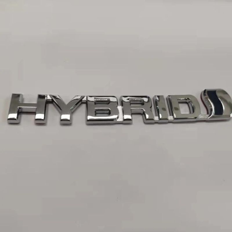 ABS Plastic Custom Logo Car Accessories Auto Letter Badge Emblem